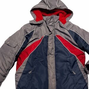 Boys Athletech Winter Parka Jacket-Size 8